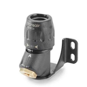 1/2" (16.5mm) 1 Port 45° Wall Bracket w/ 1/2" Female NPT Threaded Port