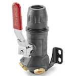 Parker 6694 17 22 1/2" (16.5mm) 2 Port 45° Wall Bracket with ball valve w/ 1/2" Female NPT Threaded Ports