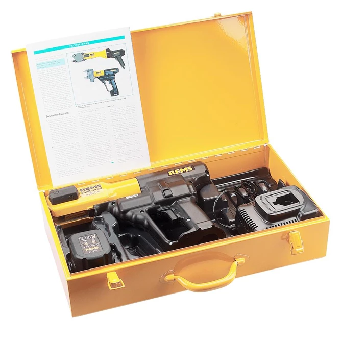 Parker EW01 00 02 Portable Lugging Tool Kit (Includes: Tool, Battery, & Charger) - Jaws Sold Seperately