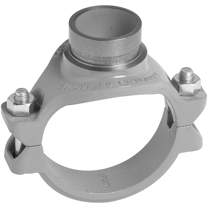 Parker RR63 V12N20 8" (220mm) Saddle Reducing Bracket w/ 2-1/2" Female Threaded NPT Drop Outlet